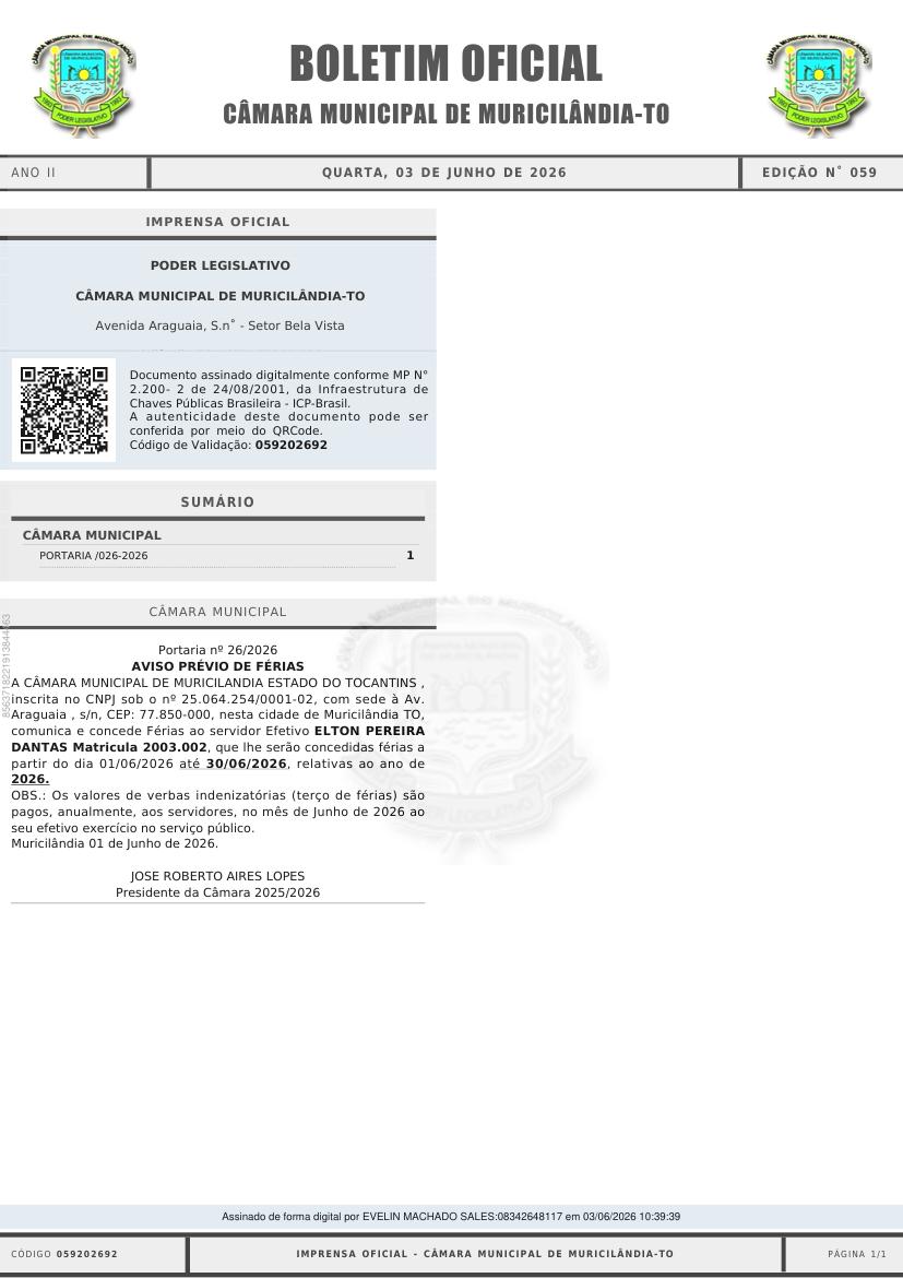 Capa da edição