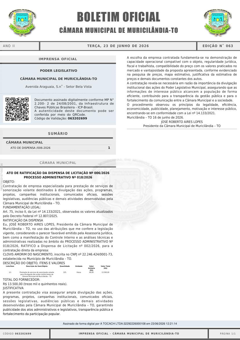Capa da edição